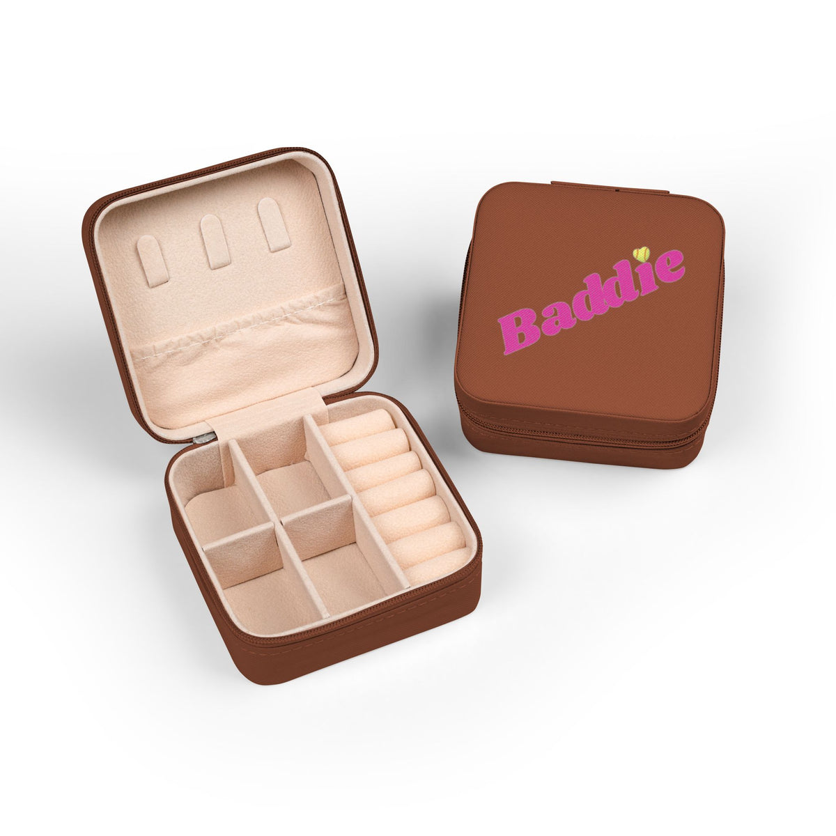 Baddie Jewelry Travel Case — Compact Portable Jewelry Organizer
