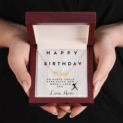 Custom Birthday Name Necklace