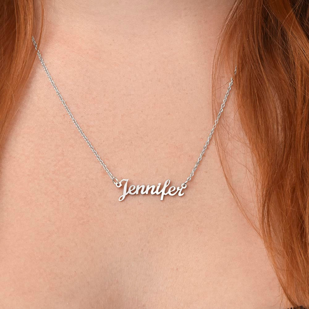 To My Favorite Player Custom Name Necklace