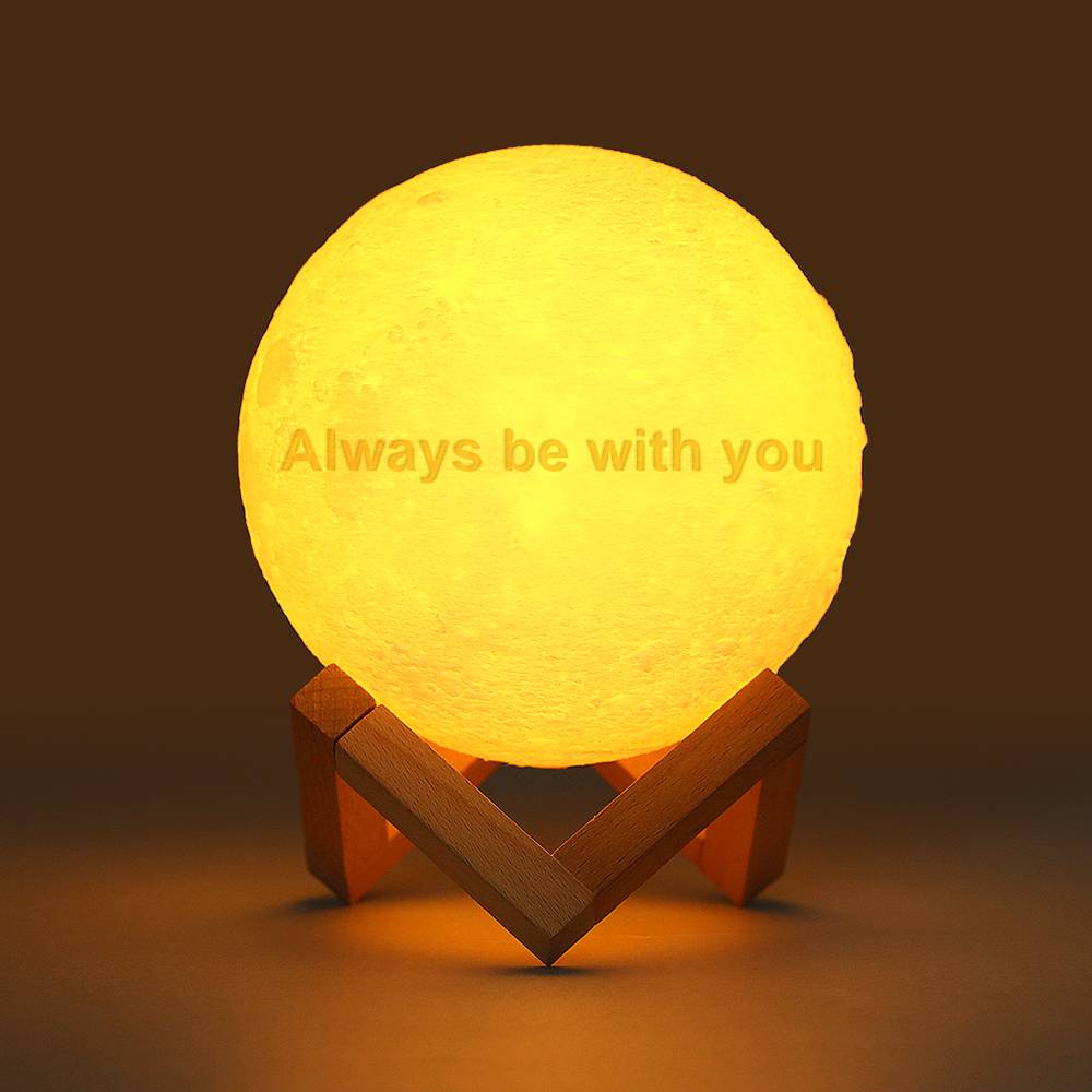 Custom 3D Printed Photo Lunar Moon Lamp - Perfect Gift