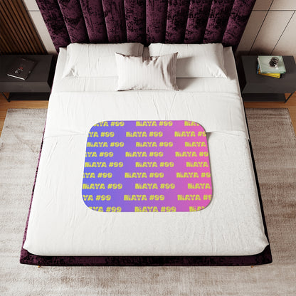Personalized Name + Number  Sherpa Blanket