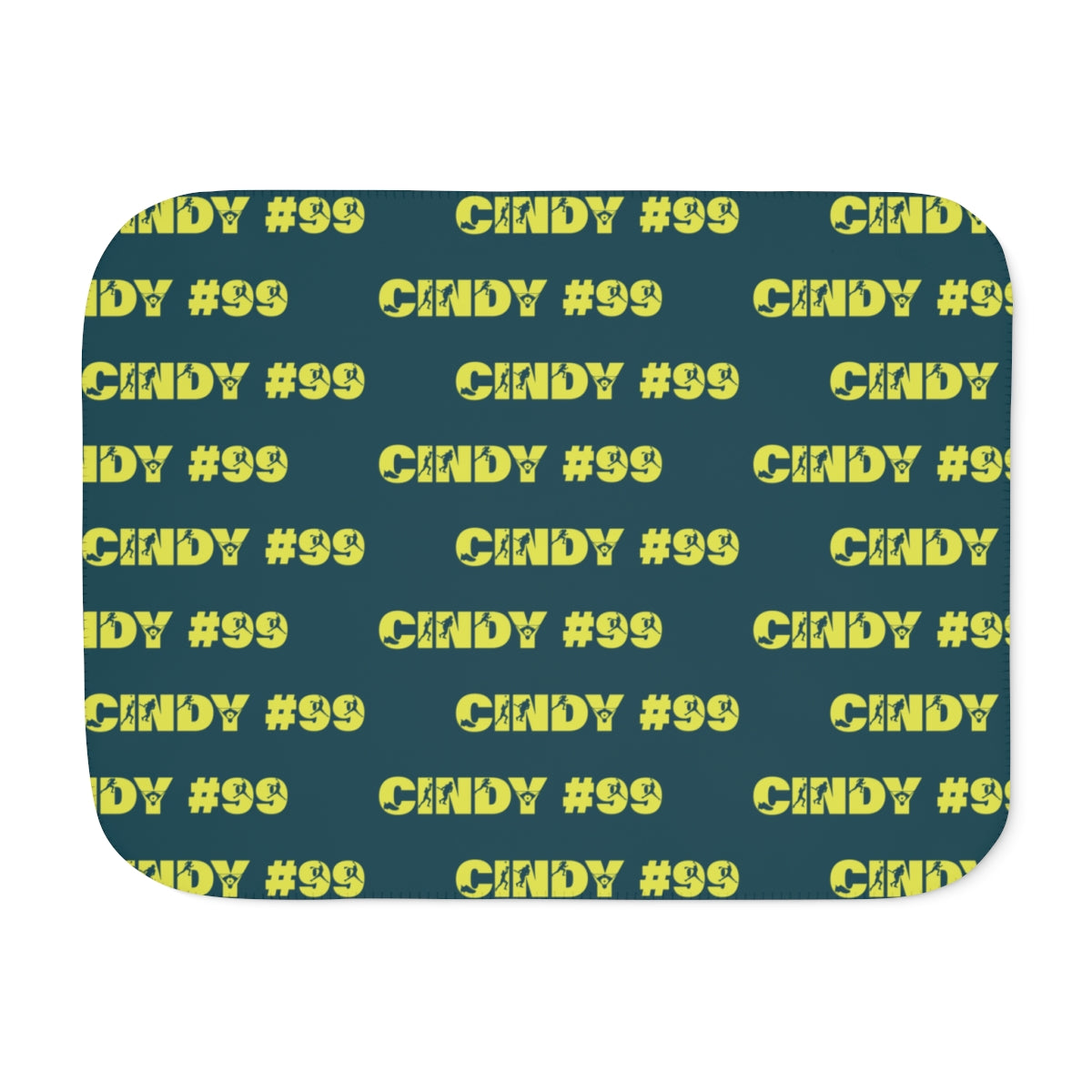 Personalized Name + Number  Sherpa Blanket
