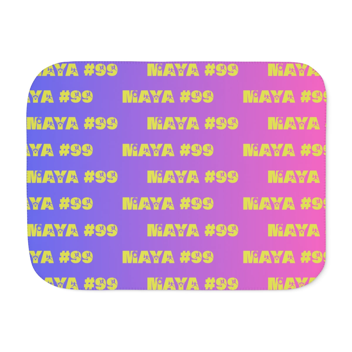 Personalized Name + Number  Sherpa Blanket
