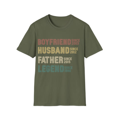 Boyfriend. Husband. Father. Legend.™ Shirt – Christmas Gift for Dad, Husband, or Boyfriend