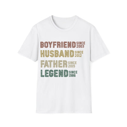Boyfriend. Husband. Father. Legend.™ Shirt – Christmas Gift for Dad, Husband, or Boyfriend