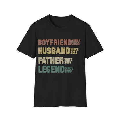 Boyfriend. Husband. Father. Legend.™ Shirt – Christmas Gift for Dad, Husband, or Boyfriend