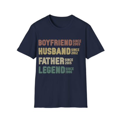 Boyfriend. Husband. Father. Legend.™ Shirt – Christmas Gift for Dad, Husband, or Boyfriend